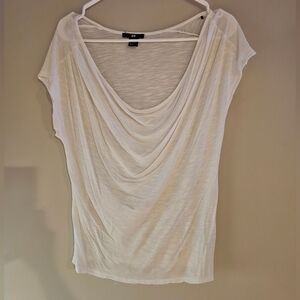 H&M Draped Short Sleeve Top